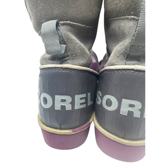 Sorel Girls Waterproof Insulated Faux Fur Lining Durable Winter Boots Size 4 - Picture 4 of 16